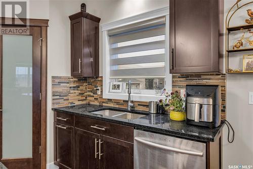 810 Evergreen Boulevard, Saskatoon, SK - Indoor Photo Showing Kitchen With Double Sink