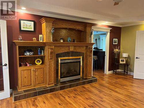 50 Main Street, Springdale, NL - Indoor Photo Showing Other Room With Fireplace