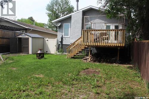 6731 Mawson Avenue, Regina, SK - Outdoor With Deck Patio Veranda With Exterior