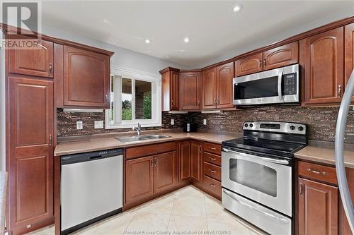 1530 Rossini Boulevard, Windsor, ON - Indoor Photo Showing Kitchen With Double Sink