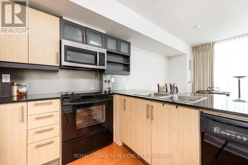 425 - 350 Wellington Street W, Toronto (Waterfront Communities), ON - Indoor Photo Showing Kitchen With Double Sink