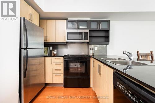 425 - 350 Wellington Street W, Toronto (Waterfront Communities), ON - Indoor Photo Showing Kitchen With Double Sink