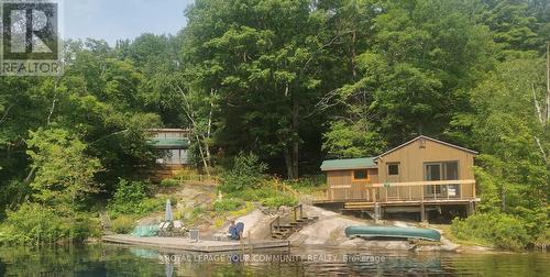 91 Healey Lake Water/A, The Archipelago, ON - Outdoor With Body Of Water With Deck Patio Veranda