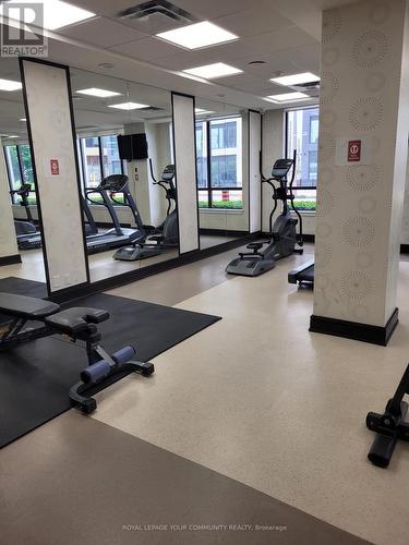 704 - 55 De Boers Drive, Toronto (York University Heights), ON - Indoor Photo Showing Gym Room