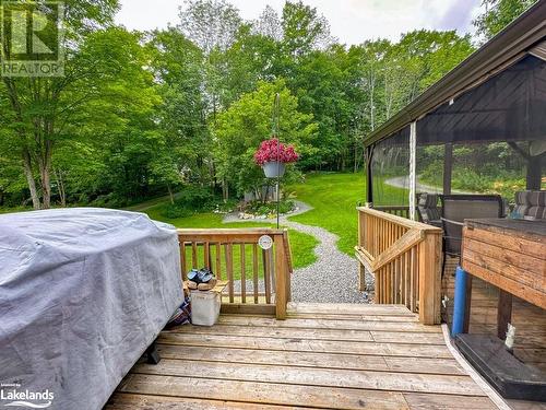 Rear deck - 35 Forest Street, Parry Sound, ON - Outdoor With Deck Patio Veranda