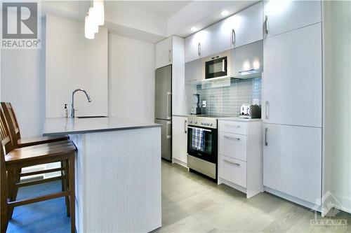 255 Bay Street Unit#105, Ottawa, ON - Indoor Photo Showing Kitchen