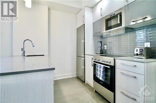 255 Bay Street Unit#105, Ottawa, ON - Indoor Photo Showing Kitchen With Upgraded Kitchen