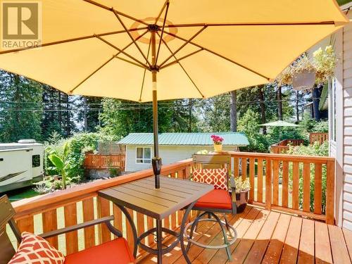 9098 Stager Road, Powell River, BC - Outdoor With Deck Patio Veranda With Exterior