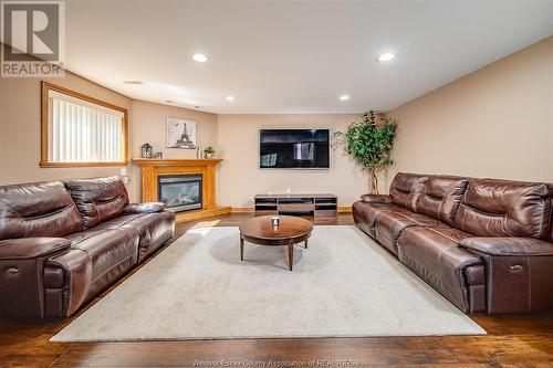 229 Gignac Crescent, Lasalle, ON - Indoor Photo Showing Living Room With Fireplace