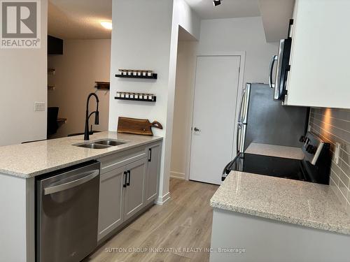 204 - 550 North Service Road, Grimsby, ON - Indoor Photo Showing Kitchen With Double Sink