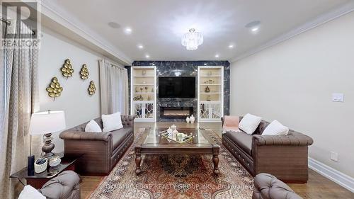 5351 Forest Ridge Drive E, Mississauga (Central Erin Mills), ON - Indoor Photo Showing Living Room With Fireplace