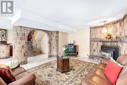 57 Regent Road, Toronto (Downsview-Roding-Cfb), ON - Indoor Photo Showing Living Room With Fireplace