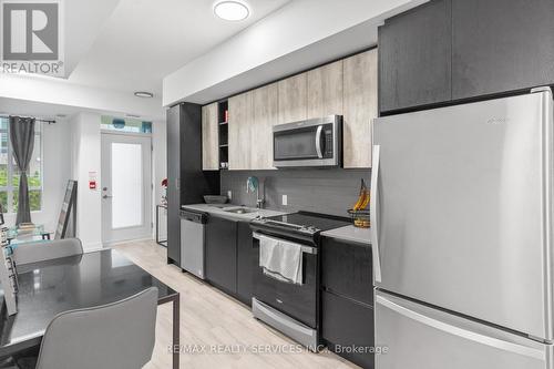 115 - 251 Manitoba Street, Toronto (Mimico), ON - Indoor Photo Showing Kitchen With Stainless Steel Kitchen