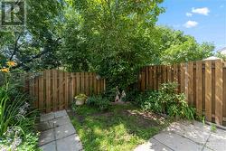 fenced rear yard - 