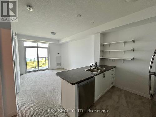 436 - 101 Shoreview Place, Hamilton (Lakeshore), ON - Indoor Photo Showing Kitchen With Double Sink