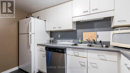 605 - 1510 Richmond Street, London, ON - Indoor Photo Showing Kitchen With Double Sink