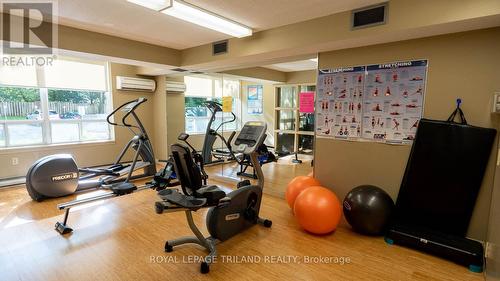 605 - 1510 Richmond Street, London, ON - Indoor Photo Showing Gym Room