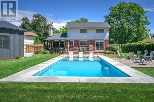 675 Dunboyne Crescent, London, ON - Outdoor With In Ground Pool With Deck Patio Veranda With Backyard