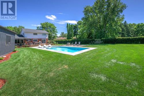 675 Dunboyne Crescent, London, ON - Outdoor With In Ground Pool With Backyard