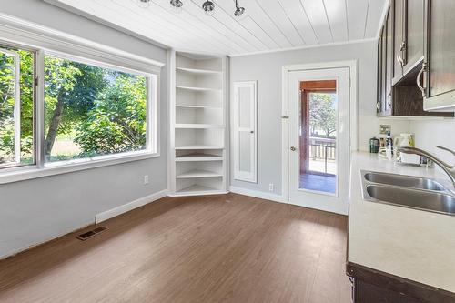 4581 Samuelson Road, Canyon, BC - Indoor Photo Showing Kitchen With Double Sink