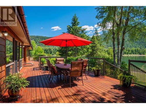 3918 Macgregor West  Road, Nelson, BC - Outdoor With Deck Patio Veranda With Exterior