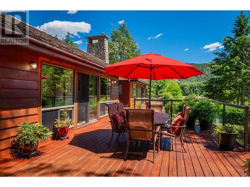 3918 Macgregor West  Road, Nelson, BC - Outdoor With Deck Patio Veranda With Exterior