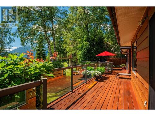 3918 Macgregor West  Road, Nelson, BC - Outdoor With Deck Patio Veranda