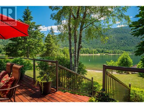 3918 Macgregor West  Road, Nelson, BC - Outdoor With Body Of Water With Deck Patio Veranda