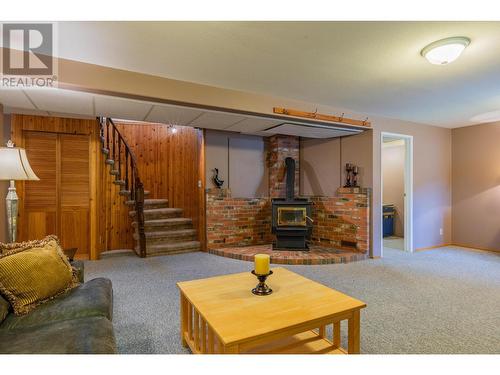 3918 Macgregor West  Road, Nelson, BC - Indoor With Fireplace