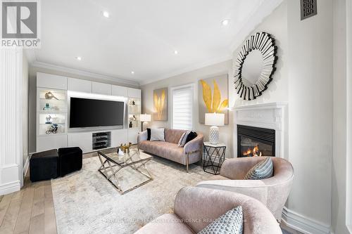 635 St Germain Avenue, Toronto (Bedford Park-Nortown), ON - Indoor Photo Showing Living Room With Fireplace