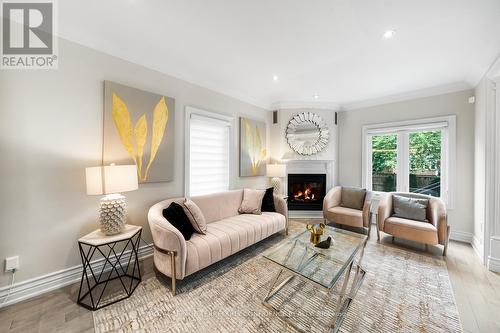 635 St Germain Avenue, Toronto (Bedford Park-Nortown), ON - Indoor Photo Showing Living Room With Fireplace