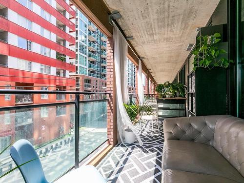 Balcon - 303-1165 Rue Wellington, Montréal (Le Sud-Ouest), QC -  With Balcony With Exterior