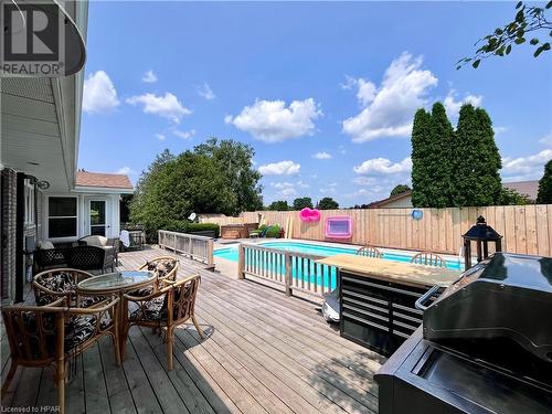 141 Charles Street, Wingham, ON - Outdoor With In Ground Pool With Deck Patio Veranda With Exterior