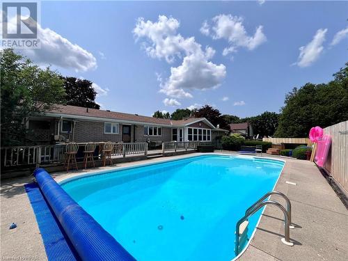 141 Charles Street, Wingham, ON - Outdoor With In Ground Pool With Backyard