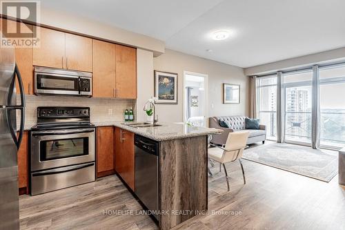 1708 - 133 Wynford Drive, Toronto (Banbury-Don Mills), ON - Indoor Photo Showing Kitchen With Stainless Steel Kitchen