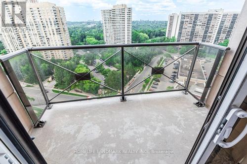 1708 - 133 Wynford Drive, Toronto (Banbury-Don Mills), ON - Outdoor With Balcony With View With Exterior