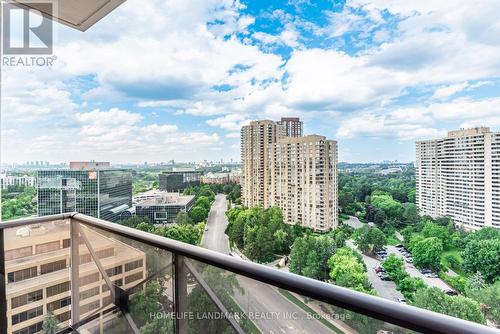 1708 - 133 Wynford Drive, Toronto (Banbury-Don Mills), ON - Outdoor With Balcony With View