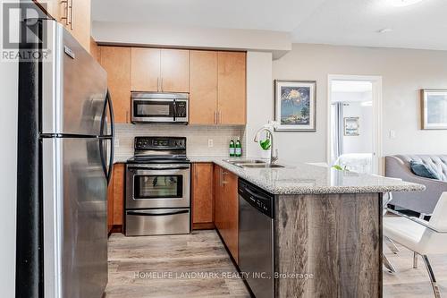 1708 - 133 Wynford Drive, Toronto (Banbury-Don Mills), ON - Indoor Photo Showing Kitchen With Stainless Steel Kitchen With Double Sink