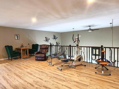 Master bedroom - 1864 Ch. Lakeshore, Clarenceville, QC - Indoor Photo Showing Gym Room