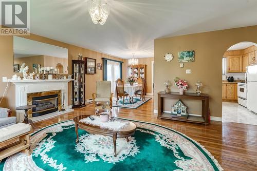 38 Barracks Road, Bay Roberts, NL - Indoor Photo Showing Living Room With Fireplace