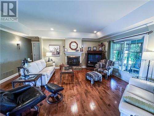 11 Lefay Court, Moncton, NB - Indoor Photo Showing Living Room With Fireplace