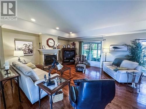 11 Lefay Court, Moncton, NB - Indoor Photo Showing Living Room With Fireplace