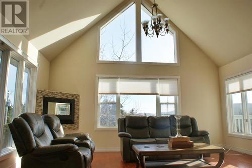 438 Main Street, Big Salmonier, NL - Indoor Photo Showing Living Room With Fireplace