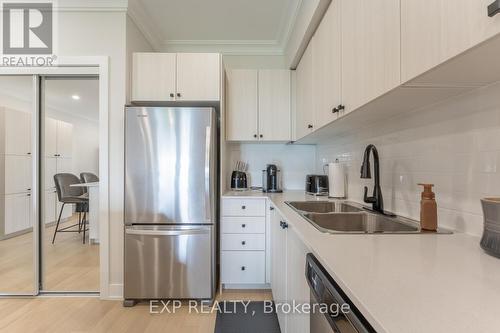 202 - 310 Broadway Avenue, Orangeville, ON - Indoor Photo Showing Kitchen With Stainless Steel Kitchen With Double Sink