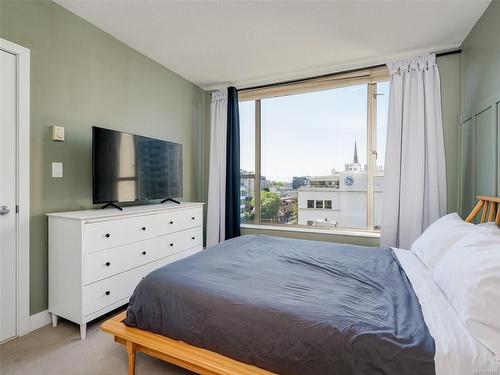 801-760 Johnson St, Victoria, BC - Indoor Photo Showing Bedroom