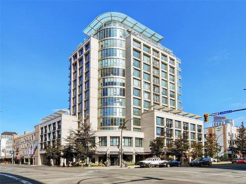 801-760 Johnson St, Victoria, BC - Outdoor With Facade