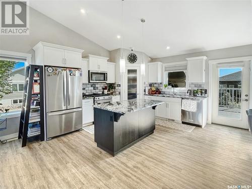 13 Macdonnell Court, Battleford, SK - Indoor Photo Showing Kitchen With Upgraded Kitchen