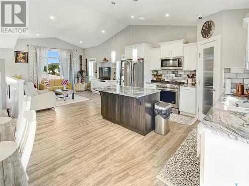 13 Macdonnell Court, Battleford, SK - Indoor Photo Showing Kitchen With Upgraded Kitchen