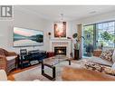 2255 Atkinson Street Unit# 106, Penticton, BC  - Indoor Photo Showing Living Room With Fireplace 