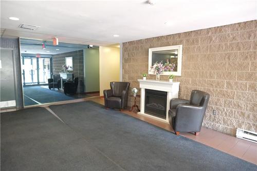 Lobby - 175 Hunter Street E|Unit #301, Hamilton, ON - Indoor With Fireplace